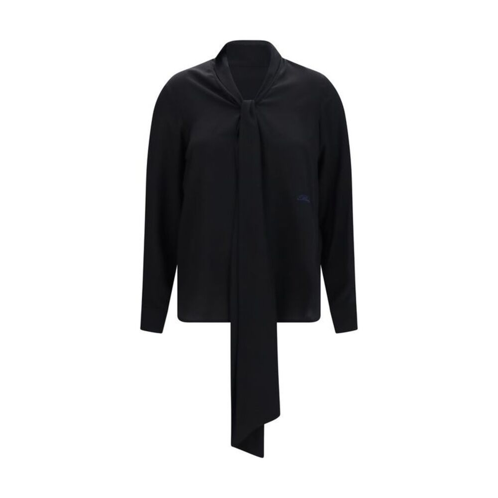 Burberry Black Silk Women's Blouse